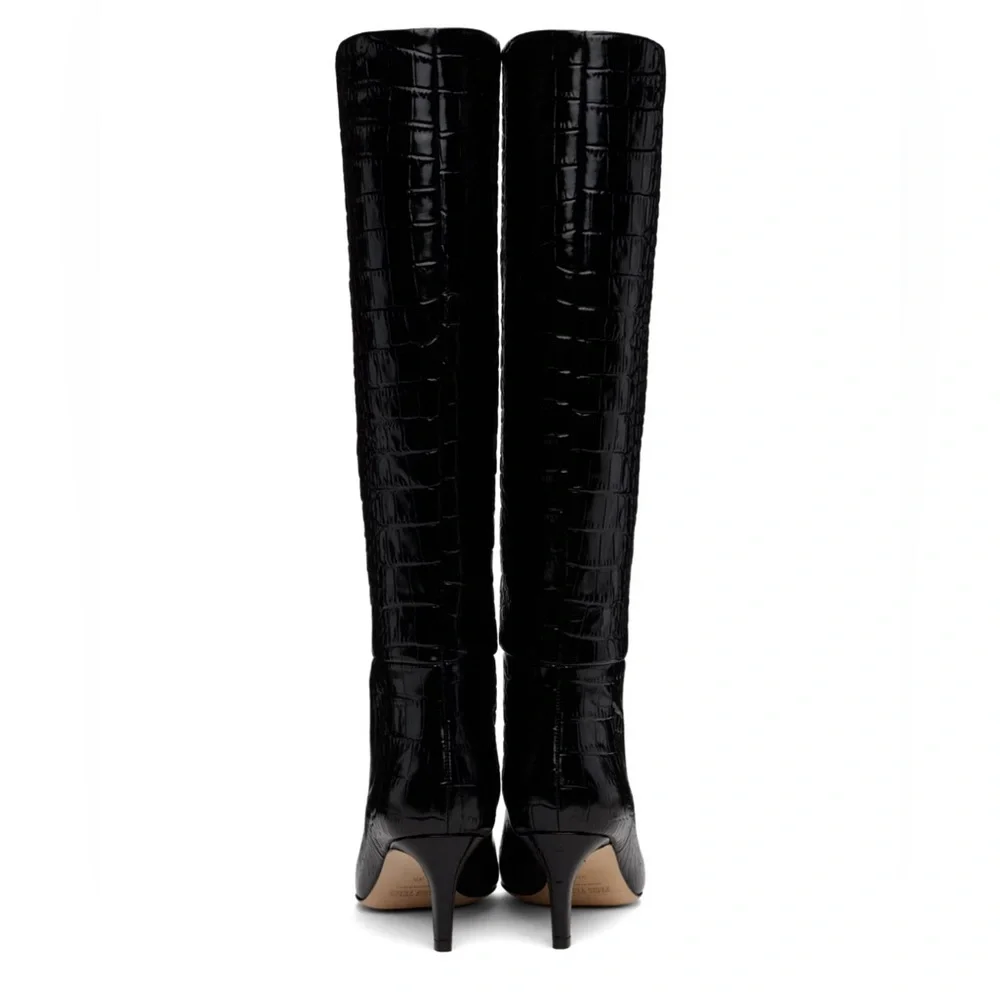 Like New - Paris Texas Black Stiletto 60 Tall Boots - Picture 2 of 7